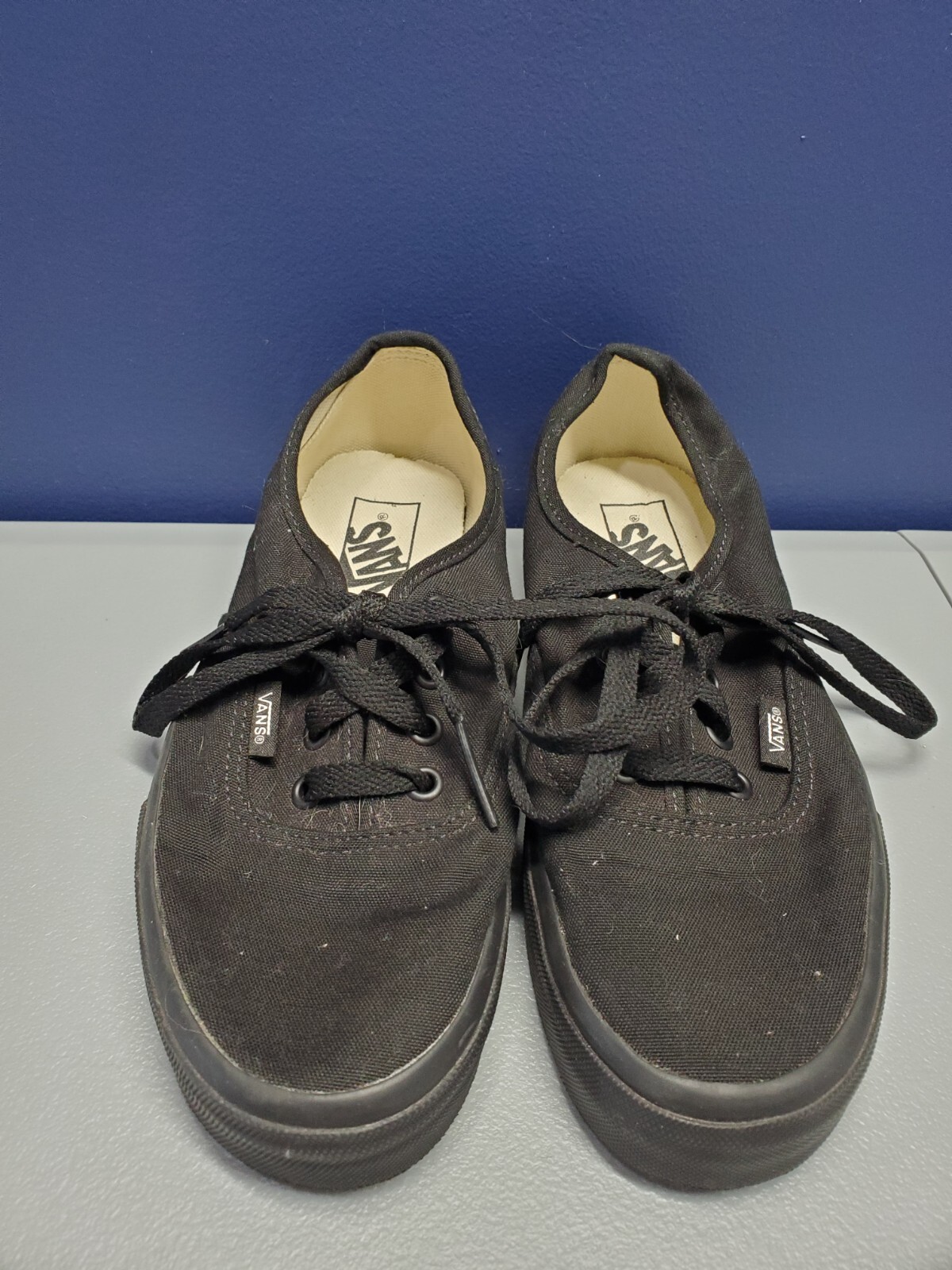 SAOLA Sneakers Vans Off The Wall TC7H unisex taglia 5M 6 5W nere tela basse stringate