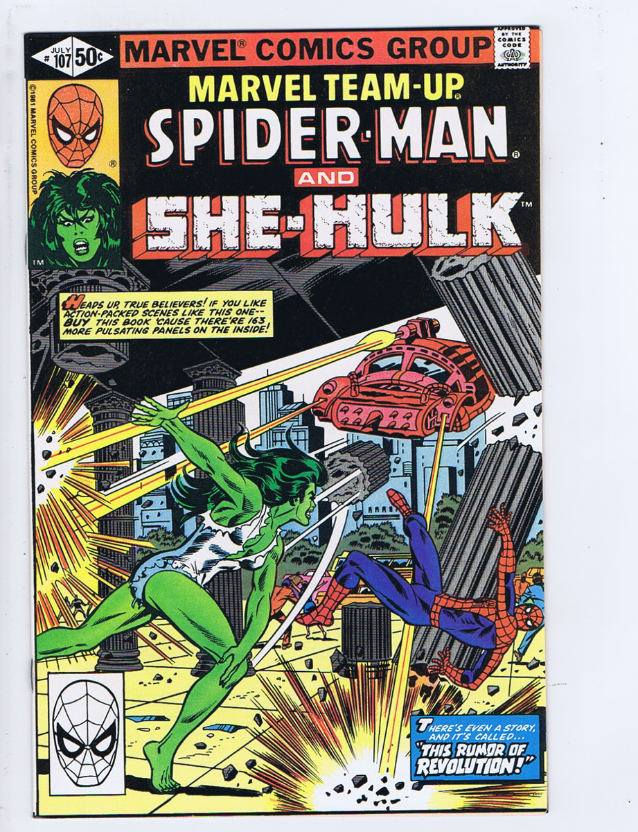 Marvel Team-Up #107 Marvel 1981 Spider-Man & She-Hulk This
