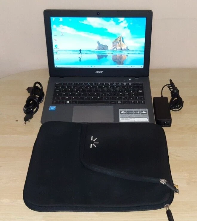 PC ACER ASPIRE ONE AO1-131-C0A6 Celeron @ N3050 - WINDOWS10 - BONNE BATTERIE - Photo 3/4