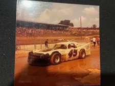 VINTAGE ORIGINAL DIRT LATE MODEL PHOTO; 1982 TOM PATTON; ELDORA SPEEDWAY