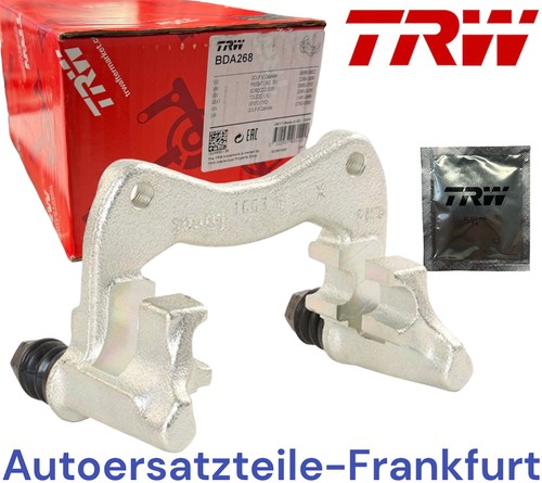 SATZ TRW BREMSSATTEL-TRÄGER HALTER HINTEN VW GOLF PASSAT POLO VENTO SEAT IBIZA - Picture 4 of 7