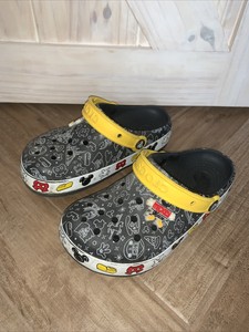 mickey light up crocs