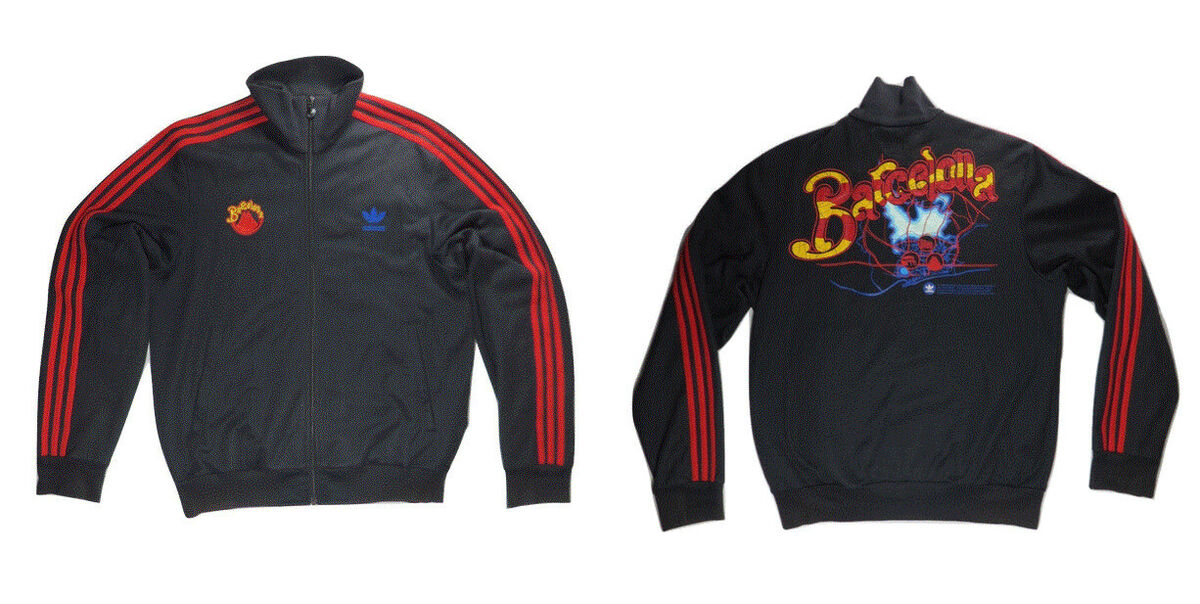 Adidas Barcelona 2006 Track Jacket Top L City Series Trefoil Adidas Barcelona 2006 Track Jacket Top L City Series Trefoil