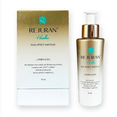 Ampoule REJURAN Dual Effect 30ml - Soin Anti-âge Coréen C-PDRN Et N-PDRN, Visage Et Cou