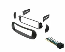 Car Radio Stereo Single DIN Dash Kit and Harness for Select VW Beetle 