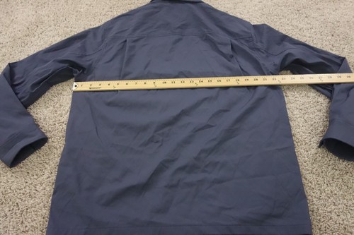 Theory Jacket Mens Large Blue Bomber Clyfford Neoteric Side Pockets - Picture 7 of 9