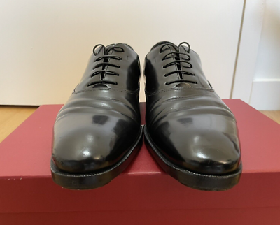 Salvatore Ferragamo Fedele Black Oxfords Size 11 D | eBay display picture 1