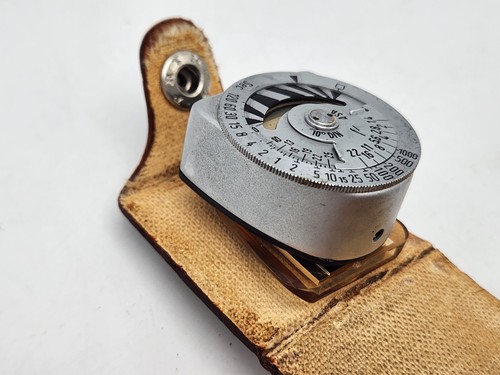 *Parts* Leica Meter 2 Shoe Mount Selenium Light Exposure Meter w/ Diffuser, Case - Picture 4 of 7