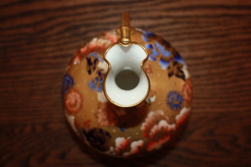 Antique 1878-1890 Crown Derby Porcelain Cobalt Blue Pitcher Ewer Jug Gilt Gold - Picture 6 of 12