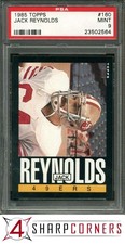 1985 TOPPS #160 JACK REYNOLDS 49ERS PSA 9