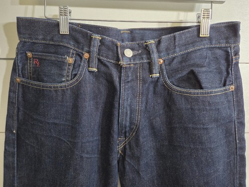 POLO RALPH LAUREN jeans uomo vintage 32x32 blu denim 381 slim fit 100% cotone - Foto 3 di 12