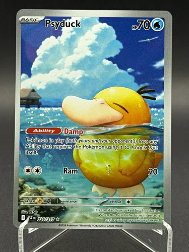 Psyduck 226/217 Ascended Heroes IR Foil EN 2026 70HP *PRISTINE*