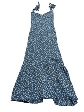 Reformation Nikita Floral Dress in Blue