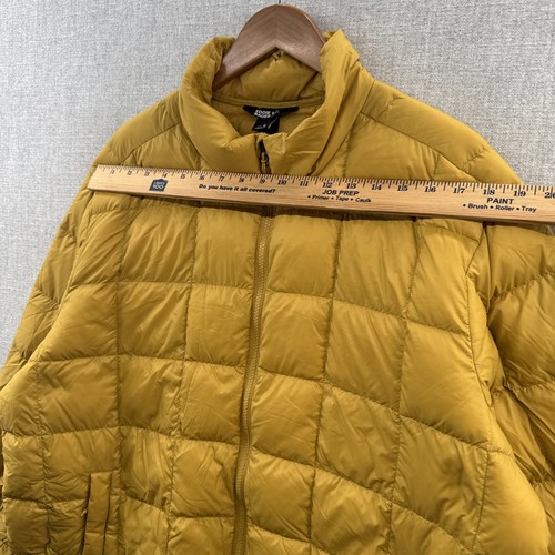 Eddie Bauer 550 Down Jacket Mens XL Gold Long Sleeve Full Zip Puffer Outdoor - Picture 6 of 15