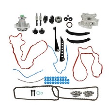 For Ford Lincoln 05-08 5.4L Timing Chain & Pump+Cover Gasket+Phasers+Solenoid