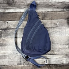 Sakroots On the Go Sling Backpack Blue Travel Purse Bag Adjustable