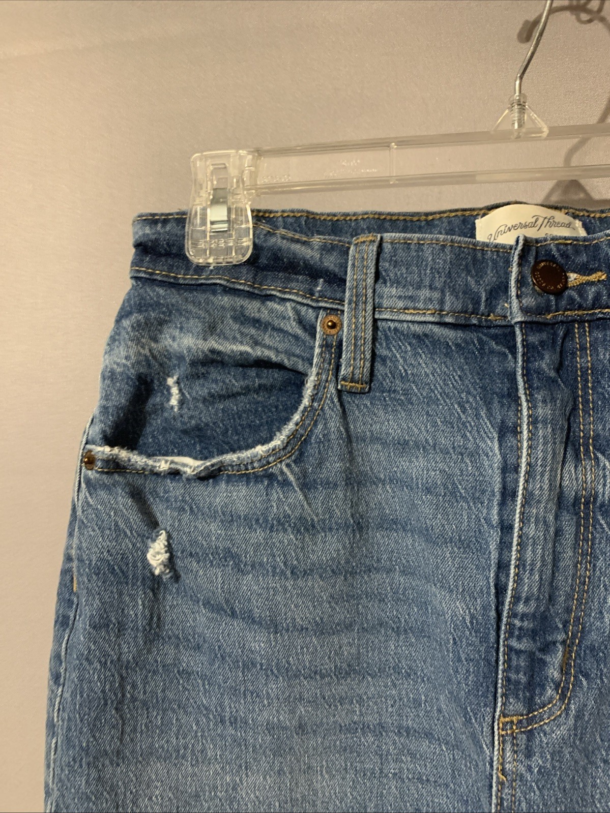 Universal Thread Y2K Medium Wash Soft Grunge Dist… - image 4