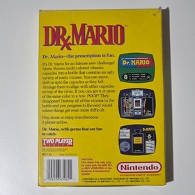 Dr Mario Nintendo NES UK boxed Complete With Manual
