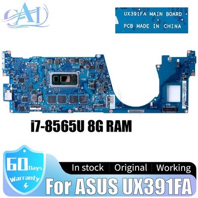 UX391FA For ASUS ZenBook S UX3000FA UX391F UX391FA  UX391FA Laptop Motherboard