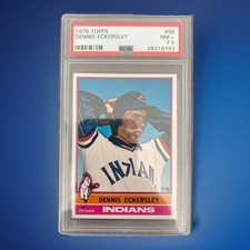 1976 TOPPS #98 DENNIS ECKERSLEY RC PSA 7.5 NM+ HALL OF FAME Low Pop 17