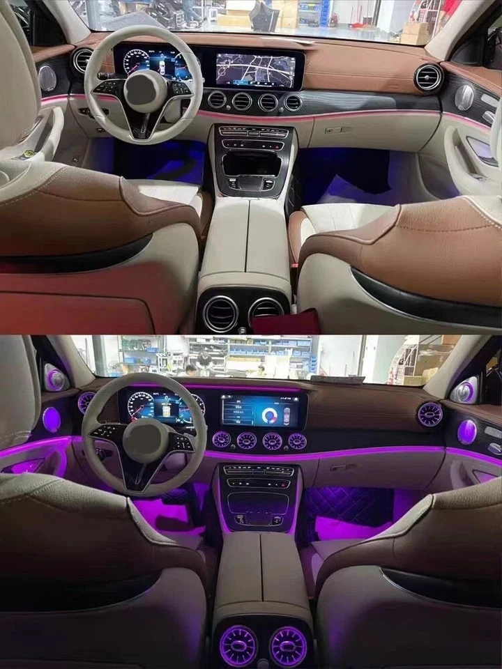 Salida de luz ambiental interior 7 colores para Mercedes-Benz Clase S W222 Foto 4 de 4