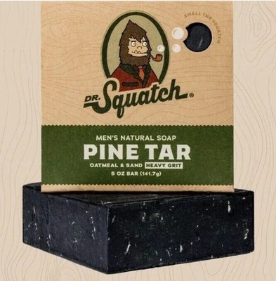 Dr Squatch Pine Tar Soap   Natural Manly Cold Process Natürliche Seife Aus USA!