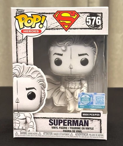 Funko POP SUPREME Superman Sketched #576 LE 9500 w/ Protector
