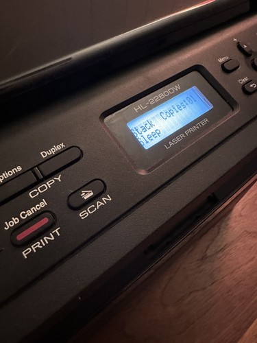 Brother HL-2280DW Monochrome Duplex Wireless All-in-One Printer 11k Page Count! - Picture 5 of 8