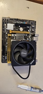 A960D+V2 Motherboard Mit AMD Fx 4300 8gb RAM Cpu Kühler Und Blende