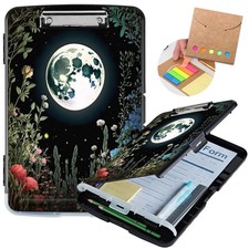 Clipboard with Storage,Heavy Duty Plastic Storage Clipboard with Low Profile ...