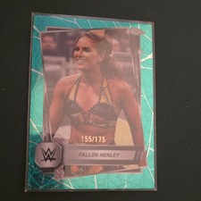 Topps 2025 Chrome WWE Fallon Henley NXT Teal Laser Refractor #86 155/175