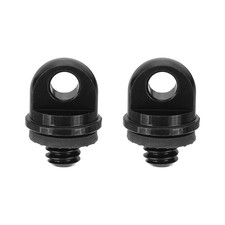 Camera Neck Strap Screw Holder 1/4", 2Pcs Aluminum Alloy Camera Screws, Black