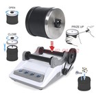 Rock Tumbler Set Steinpoliermaschine + Polierkörner Schmuckbefestigungen DIY-Kit