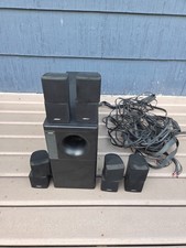 Bose Acoustimass 10 Series II Speaker System W/ 5 Speakers All Cords/Tested