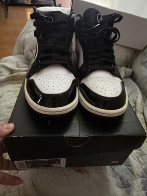 Jordan 1 Mid SE ASW Carbon Fiber Black/White Sneakers Size 9.5 DD1649-001