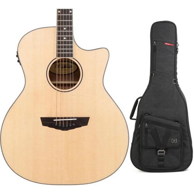 D'Angelico Premier Gramercy LS Acoustic-electric Guitar with Gator Transit