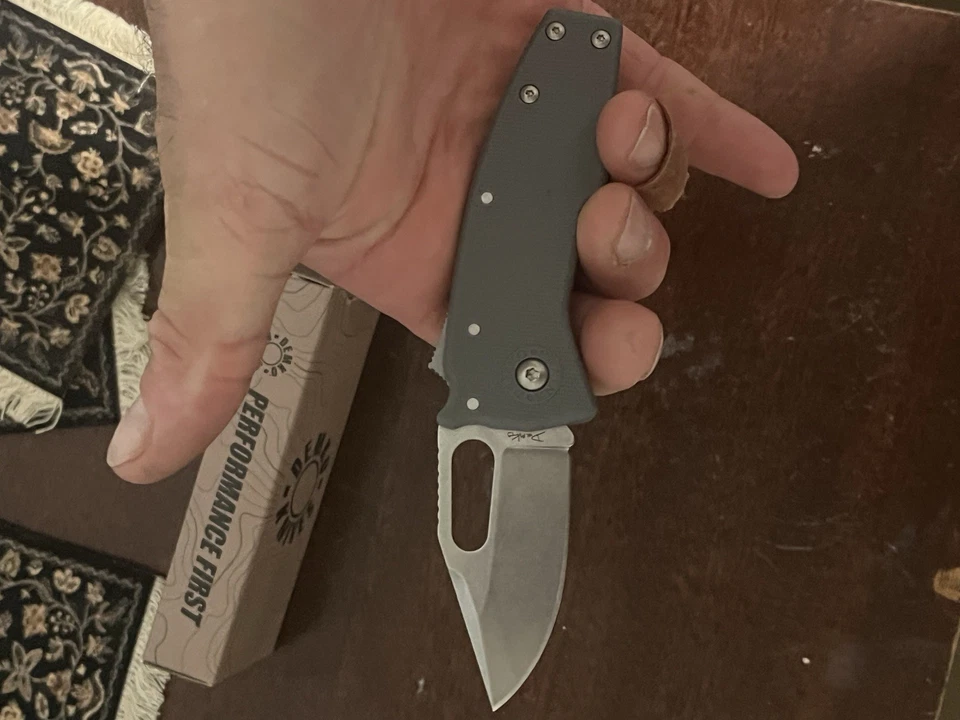 Demko Nano 10A Gris G10 Escalas Aus-10A Hoja Acero - Herramienta de Corte/Bolsillo Perfecto Foto 4 de 4