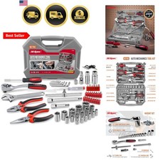 67pc Metric Auto Mechanic Tool Set Motorcycle Car Tool Kit Auto Repair Wi...
