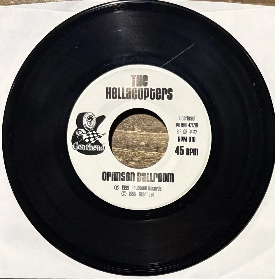 THE HELLACOPTERS : ROCKET FROM THE CRYPT Vinyl 7” 1st Press US 1999 - Image 4 of 4