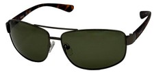 Timberland Sunglass Mens Gun Havana Metal Rectangle Aviator, Polarized TU0001 9R
