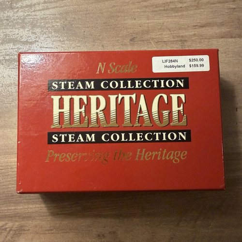 Colección de vapor Heritage escala N 7469 NKP # 717 2-8-4 Berkshire vapor loco | Condition: New