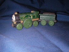Thomas  Friends Wooden Train Tank Engine Emily w/ Coal Tender car