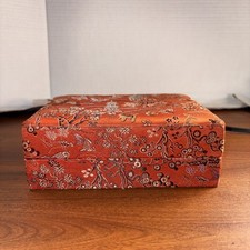 Chinese Multi Designs Silk Jewelry Box 7x5? Borcade
