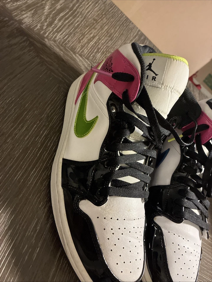 Zapatos Air Jordan 1 SE Mid Cyber Active Fucsia - Talla 11 Foto 4 de 4