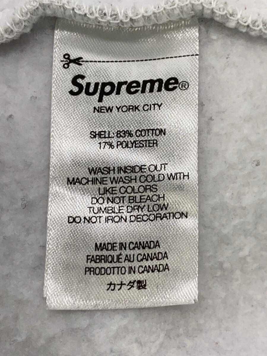 Felpa Supreme con cappuccio 22aw etichetta L cotone grigio usata