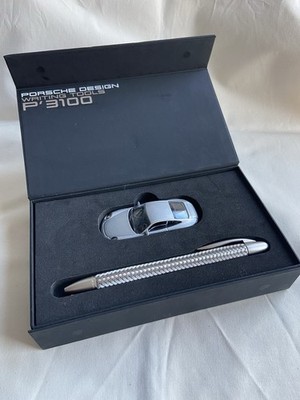 Porsche Design P3100 Kugelschreiber - Stahl TecFlex mit Porsche Carrera OVP