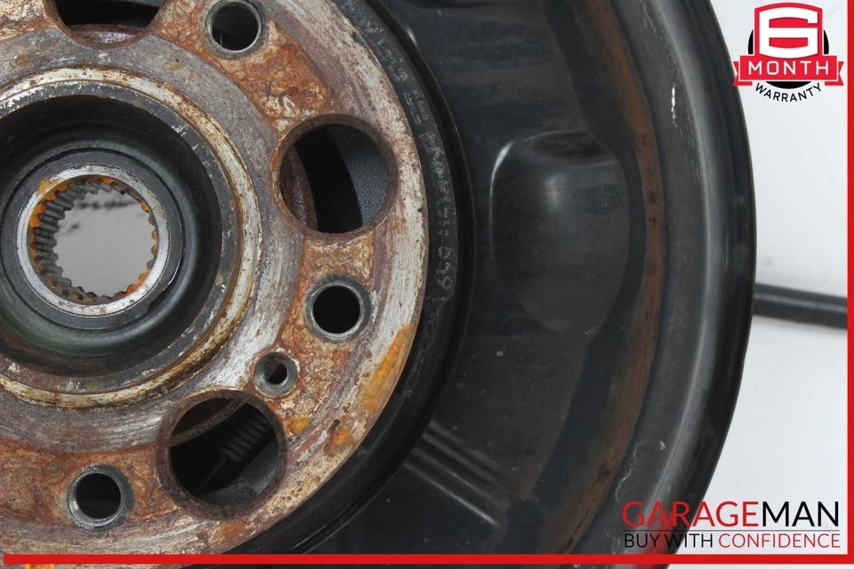 84-93 Mercedes W201 190E 190D Eje trasero izquierdo lado conductor nudillo rueda buje Foto 4 de 4