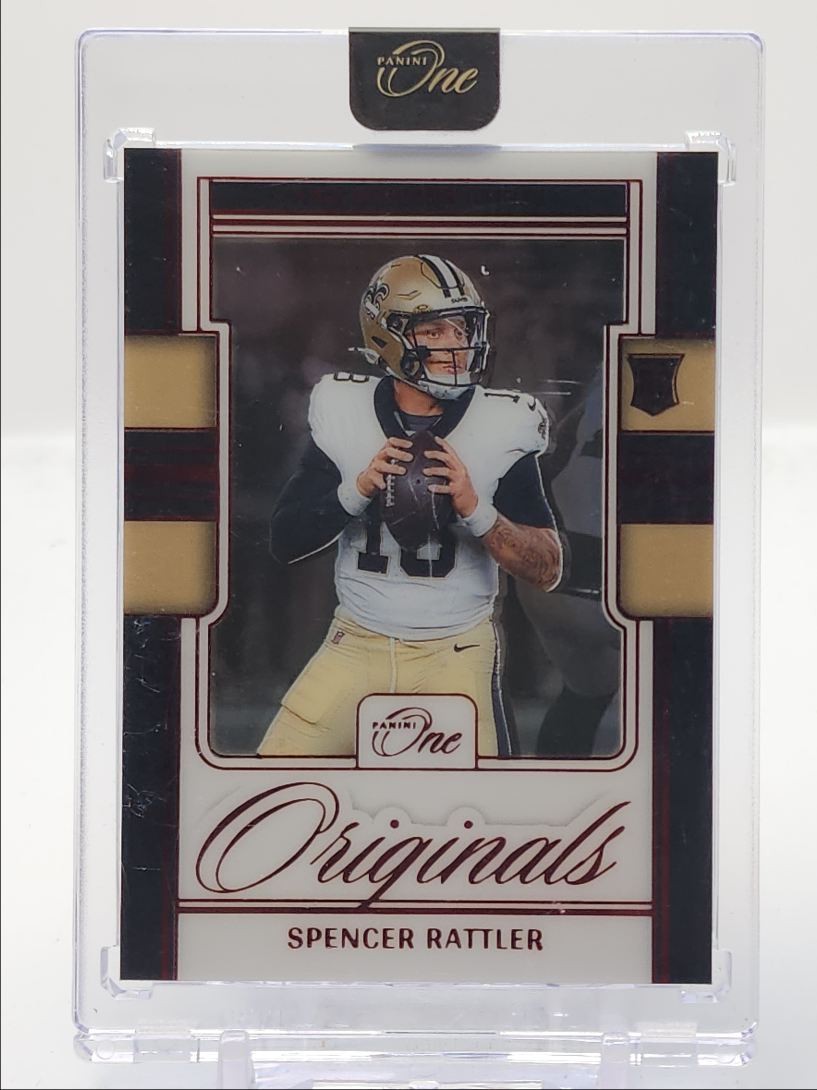 SPENCER RATTLER 2024 PANINI ONE ORIGINALS ROOKIE RED SAINTS RC /49 Q3414