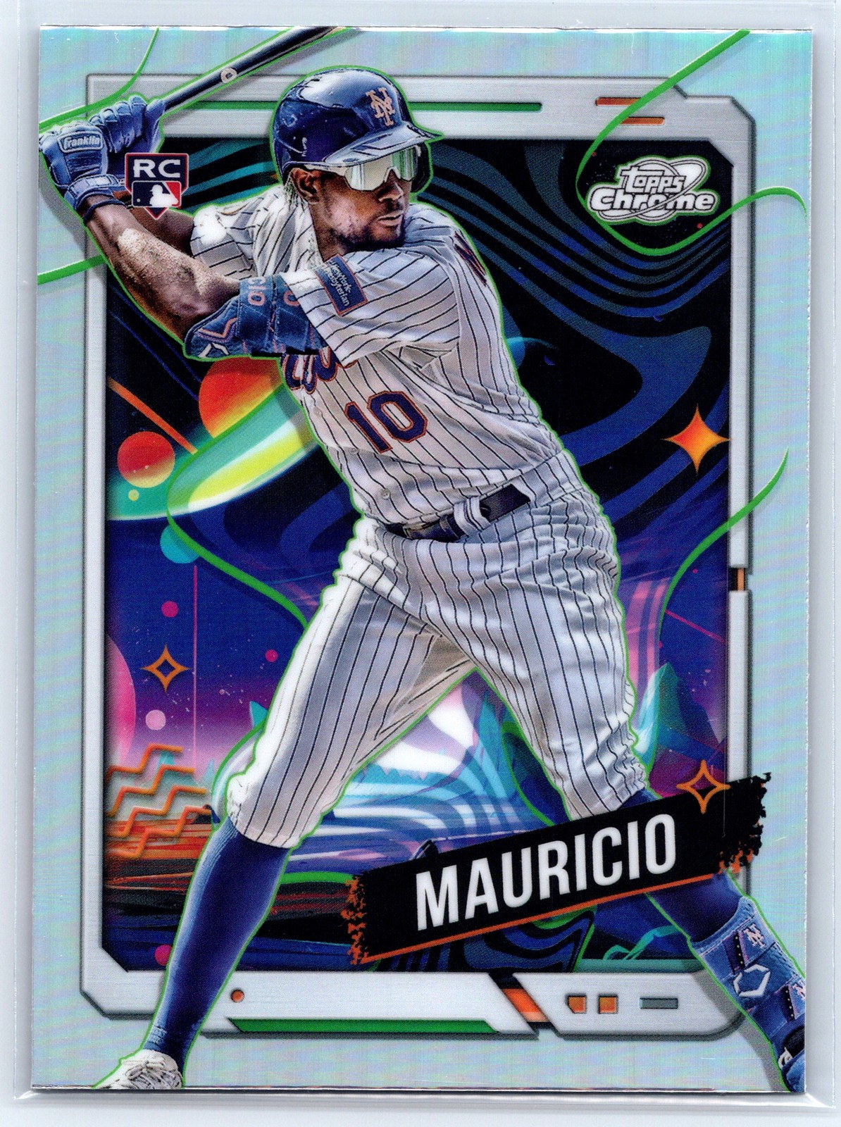 2024 Topps Chrome Cosmic #10 Ronny Mauricio Refractors Rookie