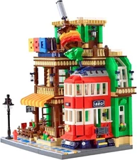 BBQ Restaurant Building Blocks Set | General Jim's Toys & Bricks | GJ-DTBJ